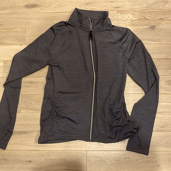 Gray Women’s Zipup Stretch Layer - Picture 1 of 5